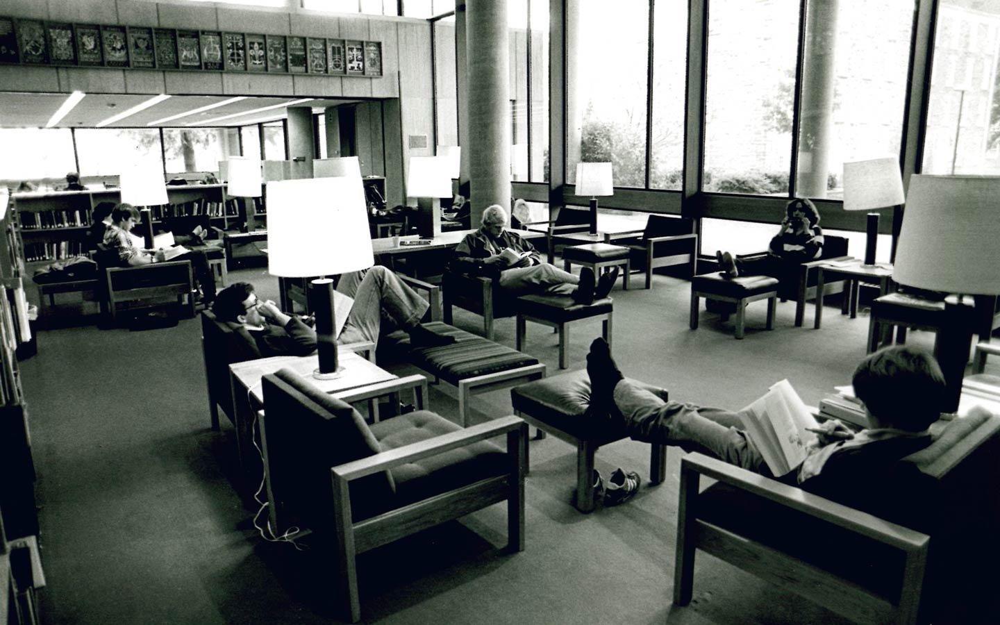Burke Library Then