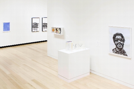  Installation view of various artists' work in the exhibition Pure Pulp: Contemporary Artists Working in Paper at Dieu Donné. Photograph by John Bentham.