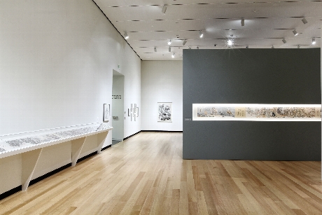  Exhibition installation view of "Yun-Fei Ji: The Intimate Universe." Photograph by John Bentham.