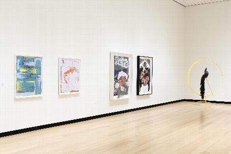  Installation view of various artists' work in the exhibition Pure Pulp: Contemporary Artists Working in Paper at Dieu Donné. Photograph by John Bentham.